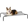 imageAmazon Basics Cooling Breathable Elevated Dog Bed with Metal Frame for Small Dogs 36 x 22 x 75 Inch GreenGrey