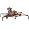 imageAmazon Basics Cooling Breathable Elevated Dog Bed with Metal Frame for Small Dogs 36 x 22 x 75 Inch GreenGrey
