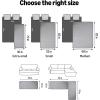 imageAmazon Basics Couch Cover for Dogs Washable AntiSlip Blanket for Bed Sofa Quilted Furniture Protector for Indoor Pets 82 x 52 Inches GrayXS7030