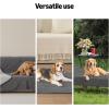 imageAmazon Basics Couch Cover for Dogs Washable AntiSlip Blanket for Bed Sofa Quilted Furniture Protector for Indoor Pets 82 x 52 Inches GrayXS7030