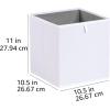 imageAmazon Basics Cube Organizer Bins Collapsible Storage Baskets for Shelves Jade Green Pack of 6 13x15x13quotWhite