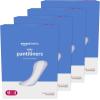imageAmazon Basics Daily Pantiliner Regular Length Pads for Women Unscented 300 Count 6 Packs of 50 Previously SolimoExtra Long