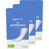 imageAmazon Basics Daily Pantiliner Regular Length Pads for Women Unscented 300 Count 6 Packs of 50 Previously SolimoLong