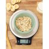 imageAmazon Basics Digital Kitchen Scale with LCD Display Batteries Included Weighs up to 11 pounds Black and Stainless Steel