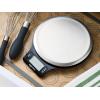 imageAmazon Basics Digital Kitchen Scale with LCD Display Batteries Included Weighs up to 11 pounds Black and Stainless Steel