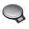 imageAmazon Basics Digital Kitchen Scale with LCD Display Batteries Included Weighs up to 11 pounds Black and Stainless Steel