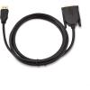 imageAmazon Basics DisplayPort to DVI Display Cable 1920x1080p 108060Hz GoldPlated Plugs 6 Foot 18 m Black10 feet