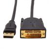imageAmazon Basics DisplayPort to DVI Display Cable 1920x1080p 108060Hz GoldPlated Plugs 6 Foot 18 m Black3 feet