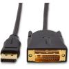 imageAmazon Basics DisplayPort to DVI Display Cable 1920x1080p 108060Hz GoldPlated Plugs 6 Foot 18 m Black6 Feet
