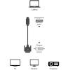 imageAmazon Basics DisplayPort to DVI Display Cable 1920x1080p 108060Hz GoldPlated Plugs 6 Foot 18 m Black6 Feet