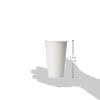 imageAmazon Basics Disposable Coffee Cups 12 oz Paper 100 Count Pack of 1 White100 Count Pack of 1
