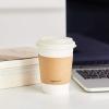 imageAmazon Basics Disposable Coffee Cups 12 oz Paper 100 Count Pack of 1 White100 Count Pack of 1