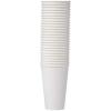 imageAmazon Basics Disposable Coffee Cups 12 oz Paper 100 Count Pack of 1 White100 Count Pack of 1