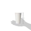 imageAmazon Basics Disposable Coffee Cups 12 oz Paper 100 Count Pack of 1 White1000 Count Pack of 1