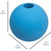 imageAmazon Basics Dog Toys Interactive Assorted Rubber Balls Pack of 3 25 inch Blue Beige OrangeFetch Balls Pack of 2