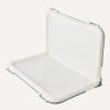 imageAmazon Basics Dog Training Pad HolderSecured LatchesExtra Thick and NonSlip Recycled Plastic 24 inch S White and Charcoal28 X 34