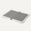 imageAmazon Basics Dog Training Pad HolderSecured LatchesExtra Thick and NonSlip Recycled Plastic 24 inch S White and Charcoal28 X 34