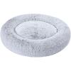 imageAmazon Basics Donut Pet Bolster Faux Fur Bed for Dog Grey 36quot x 36quotGrey