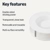 imageAmazon Basics Double Sided Tape Heavy Duty Adhesive Clear Mounting Tape Transparent 1182quot L x 118quot W x 007quot H