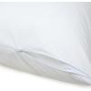 imageAmazon Basics Down Alternative Pillows Soft Density for Stomach and Back Sleepers Queen  Pack of 2 White 30 in L x 20 in WStandard 2 Pillows  2 Protectors