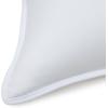 imageAmazon Basics Down Alternative Pillows Soft Density for Stomach and Back Sleepers Queen  Pack of 2 White 30 in L x 20 in WStandard Pack of 2