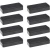 imageAmazon Basics DryErase Whiteboard Eraser for School Office Home and Classroom Black 8Pack8Pack