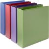 imageAmazon Basics Economy 3 Ring Binder 12quot DRing with 2 Pockets Assorted Colors 4PackAssorted