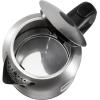 imageAmazon Basics Electric Stainless Steel Kettle for Tea and Coffee BPAFree Fast Boiling Auto ShutOff 18 Quarts 1500W Black and SilverStainless Steel