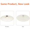 imageAmazon Basics Enameled Cast Iron Covered Round Casserole Skillet with Lid for Oven 33Quart WhiteWhite