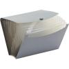 imageAmazon Basics Expanding Organizer File Folder Letter Size  Black 1PackBlack  Gray