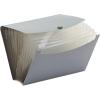 imageAmazon Basics Expanding Organizer File Folder Letter Size  Black 1PackBlack  Gray