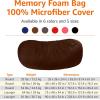 imageAmazon Basics Extra Large Bean Bag Chair Lounger 7 ft Memory Foam Filled Microfiber Cover Pink SolidBrown