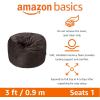 imageAmazon Basics Extra Large Bean Bag Chair Lounger 7 ft Memory Foam Filled Microfiber Cover Pink SolidGrey
