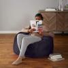 imageAmazon Basics Extra Large Bean Bag Chair Lounger 7 ft Memory Foam Filled Microfiber Cover Pink SolidNavy