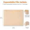 imageAmazon Basics File Folders Jacket Reinforced StraightCut Tab 2 Inch Expansion 50Pack Letter Size Manila2 Inch Expansion