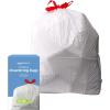 imageAmazon Basics Flextra Tall Kitchen Drawstring Trash Bags Fresh Scent 13 Gallon 120 Count50 Count Pack of 2