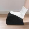 imageAmazon Basics Foam Foot Rest for Under Desk at Work with Washable Cover Comfortable Stool for Home and Office 51 x 102 x 173 in Black