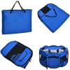 imageAmazon Basics Foldable Octagonal Indoor and Outdoor Portable Soft Dog PenPuppy PenPlaypen 114 cm  45quot BlueBlue