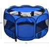 imageAmazon Basics Foldable Octagonal Indoor and Outdoor Portable Soft Dog PenPuppy PenPlaypen 114 cm  45quot BlueBlue