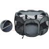 imageAmazon Basics Foldable Octagonal Indoor and Outdoor Portable Soft Dog PenPuppy PenPlaypen 114 cm  45quot BlueGrey