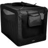 imageAmazon Basics Folding Portable Soft Pet Dog Crate Carrier Kennel 36 x 24 x 24 inches BlueBLACK