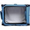imageAmazon Basics Folding Portable Soft Pet Dog Crate Carrier Kennel 36 x 24 x 24 inches BlueBLUE
