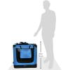 imageAmazon Basics Folding Portable Soft Pet Dog Crate Carrier Kennel 36 x 24 x 24 inches BlueBLUE