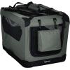 imageAmazon Basics Folding Portable Soft Pet Dog Crate Carrier Kennel 36 x 24 x 24 inches BlueGREY
