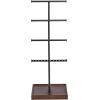 imageAmazon Basics FourTier Jewelry Tree Stand  WhiteBrassWalnutBlack