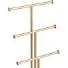 imageAmazon Basics FourTier Jewelry Tree Stand  WhiteBrassWhiteBrass