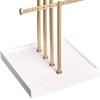 imageAmazon Basics FourTier Jewelry Tree Stand  WhiteBrassWhiteBrass