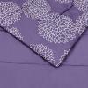 imageAmazon Basics FullQueen Comforter Set with Sheets 7Piece Navy with Grey Plaid Bedding Lightweight Microfiber BedinaBagPurple Floral