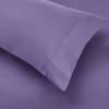 imageAmazon Basics FullQueen Comforter Set with Sheets 7Piece Navy with Grey Plaid Bedding Lightweight Microfiber BedinaBagPurple Floral