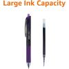 imageAmazon Basics Gel Pens Fine Point Smooth Writing Pens Retractable Assorted 07mm 12 PackAssorted